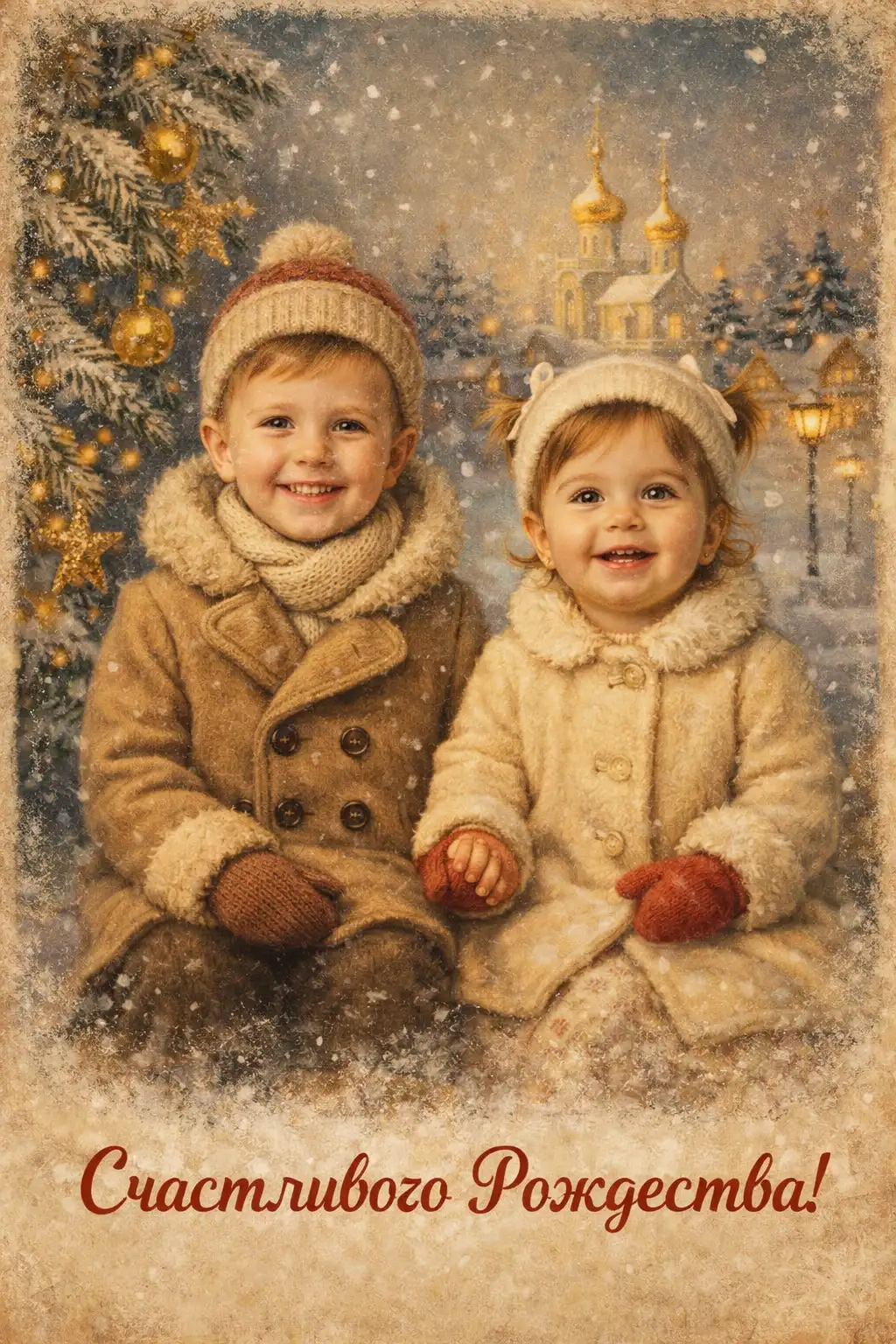 Детская открытка