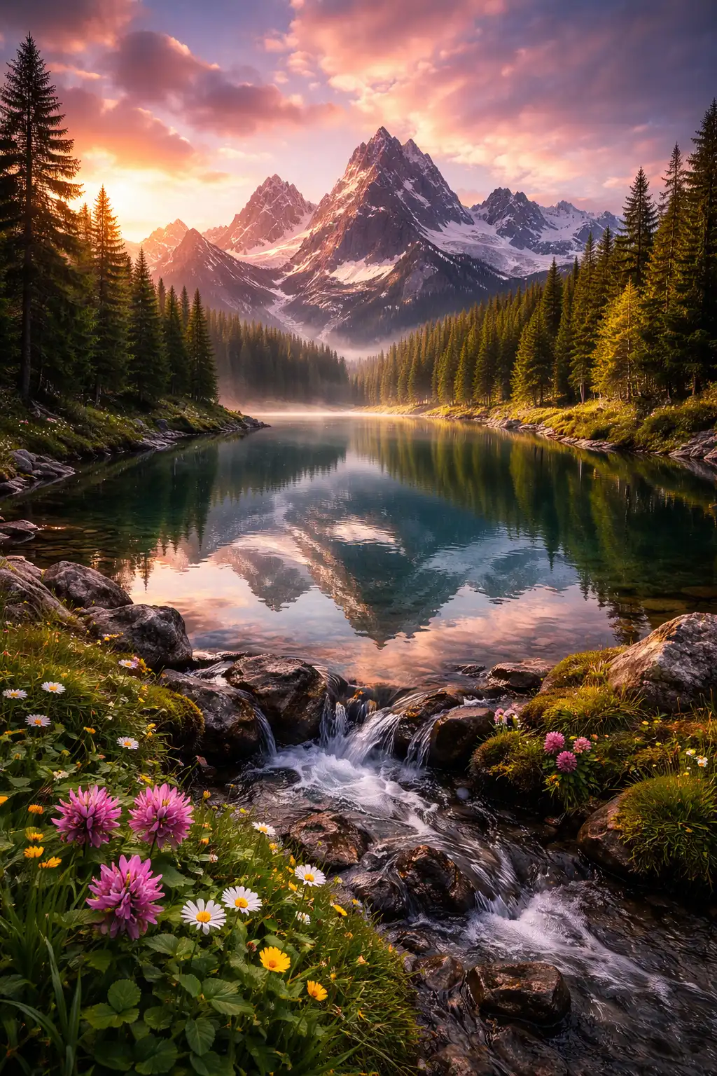 Пример природного пейзажа